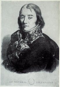 صورة للجنرال أنطوان ريتشيبانس (أو ريتشبانس) (1770-1803) ، لصالح العبودية. طبعات من القرن التاسع عشر شارتر ، متحف الفنون الجميلة بواسطة المدرسة الفرنسية