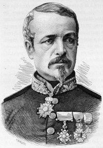 صورة للجنرال تشارلز أوغست فروسار (1807-1875) - في "" تاريخ فرنسا "بقلم هنري مارتن بواسطة المدرسة الفرنسية