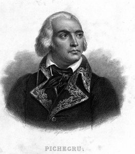 صورة للجنرال تشارلز بيشيغرو (1761 - 1804) - في "" ثورة مشتركة "بقلم تيير. القرن ال 19 بواسطة المدرسة الفرنسية