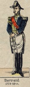 صورة للجنرال هنري جاتيان برتراند (1773-1844) ، كونت الإمبراطورية. صورة إبينال من نهاية القرن التاسع عشر. بواسطة المدرسة الفرنسية