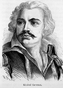 صورة للجنرال جان فرانسوا كارتو (1751-1813) - في "" تاريخ فرنسا "لهنري مارتن بواسطة المدرسة الفرنسية
