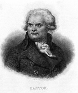 صورة لجورج جاك دانتون (1759 - 1794) - في "" الثورة الفرنسية "بقلم تيير. القرن ال 19 بواسطة المدرسة الفرنسية