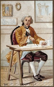 صورة للمهندس المعماري الفرنسي جيرمان سوفلوت (1713-1780). بواسطة المدرسة الفرنسية