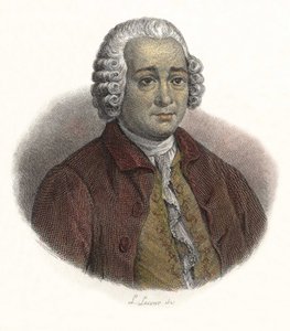 Portrait of Guillaume Chretien (Guillaume-Chretien) by Lamoignon de Malesherbes (1721-1794), French magistrate. in “” Portraits des Hommes Useful”” بواسطة المدرسة الفرنسية