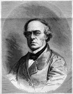 Portrait of Halevy (Jacques Fromental Levy, dit) (1799-1862), French composer. Engraving in “” Le Monde Illustré”” n°259 of March 29 بواسطة المدرسة الفرنسية