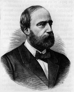 صورة هنري تشارلز فرديناند ماري ديودون دارتوا (1820-1883) ، دوق بوردو ، كونت تشامبورد ، المعروف باسم هنري الخامس ، متظاهرًا بعرش فرنسا. نقش مأخوذ من "L'Histoire de France populaire" "لهنري مارتن. القرن ال 19. بواسطة المدرسة الفرنسية