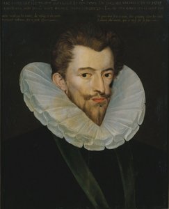 صورة لهنري الأول (1549-1588) من لورين ، دوق غيز ، والمعروفة باسم Le Balafre (درجة الحرارة على اللوحة)