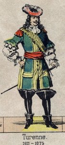صورة هنري دو لا تور دي أوفيرني ، Viscount de Turenne ، مارشال فرنسا (1611-1675). صورة إبينال من نهاية القرن التاسع عشر. بواسطة المدرسة الفرنسية