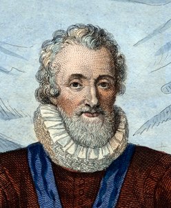 صورة لهنري الرابع (1553-1610) ، ملك فرنسا. بواسطة المدرسة الفرنسية