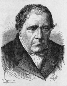 صورة لجاك بابنيت (1794 - 1872) ، عالم فيزيائي وفلكي فرنسي - في "ألبوم دي لا ساينس" ؛ علماء لامعون الاكتشافات العظيمة "" "1896. بواسطة المدرسة الفرنسية