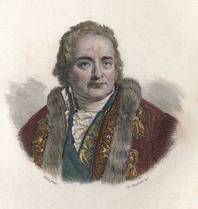صورة جان أنطوان (جان أنطوان) شابتال ، كونت شانتيلوب (1756-1832) ، الكيميائي والسياسي الفرنسي. في "" صور الرجال النافعين "" بواسطة المدرسة الفرنسية