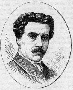 صورة جان فالجوير 1831-1900) ، نحات فرنسي. نقش في "" Le Monde Illustré "" رقم 890 بتاريخ 2 مايو 1874. بواسطة المدرسة الفرنسية