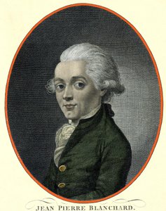 صورة جان بيير (جان بيير) بلانشارد (1753-1809) ، رائد الطيران الفرنسي. بواسطة المدرسة الفرنسية