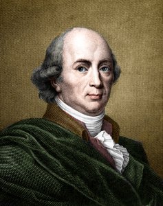 صورة يوهان جوتفريد هيردر (1744-1803) فيلسوف وكاتب ألماني. (تلوين لاحق) بواسطة المدرسة الفرنسية