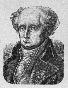 صورة لجوزيف جيروم سيميون (1749-1842) ، محامٍ وسياسي فرنسي نقش عام 1889. مجموعة خاصة. بواسطة المدرسة الفرنسية
