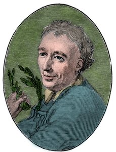 صورة لورانس أوسدين (1688-1730) شاعر إنجليزي. بواسطة المدرسة الفرنسية