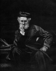 صورة ليون كوجنيت (1794-1880) ، رسام فرنسي. نقش في "" Le Monde Illustré "" رقم 1236 بتاريخ 4 ديسمبر 1880. بواسطة المدرسة الفرنسية