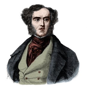 صورة اللورد جورج كافنديش بينتينك (1802-1848) ، رجل دولة ورياضي إنجليزي. بواسطة المدرسة الفرنسية