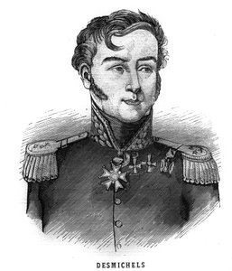 صورة لويس الكسيس ديسميكل ، الجنرال الفرنسي (1779-1845). نقش في "Les Illustrations De L'armee Francaise de 1789 a 1880" بواسطة المدرسة الفرنسية