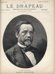 صورة لويس باستور (1822-1895) - غلاف "العلم - مراقب عصبة الوطنيين" - 7 نوفمبر بواسطة المدرسة الفرنسية