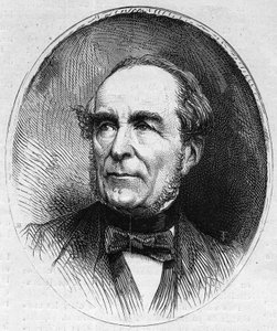 صورة لويس فيتيه (1802-1873) ، سياسي فرنسي. نقش في "" Le Monde Illustré "" رقم 844 بتاريخ 13 يونيو 1873. بواسطة المدرسة الفرنسية