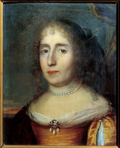 صورة لمدام دي سكودري (أو مادلين دي سكودري (1607 - 1701) ، امرأة فرنسية من الحروف). لوحة مجهولة للمدرسة الفرنسية بواسطة المدرسة الفرنسية