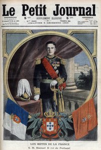 صورة شخصية لملك البرتغال مانويل الثاني (1889-1932) أثناء زيارته لباريس - "Le Petit Journal" في 5 ديسمبر بواسطة المدرسة الفرنسية