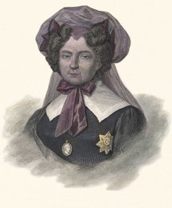 صورة ماريا فيدروفنا ، أميرة فورتيمبرج (1759-1828) ، إمبراطور روسيا. في "" صور الرجال النافعين "" بواسطة المدرسة الفرنسية
