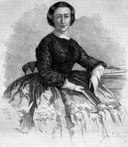 صورة لماريا فرانسيسكا دي سال (1825-1860) ، دوقة ألبا وأخت الإمبراطورة الفرنسية أوجيني دي مونتيجو. نقش في "" Le Monde Illustré "" رقم 180 بتاريخ 22 سبتمبر 1860. بواسطة المدرسة الفرنسية