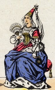 صورة لمريم أنجو ، ملكة فرنسا (1404-1463) ، زوجة تشارلز السابع. بواسطة المدرسة الفرنسية
