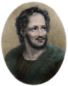 صورة لماثورين ريجنير بويت فرانسيس (1573-1613) - صورة لماثورين ريجنير (1573-1613) ، كاتب ساخر فرنسي ، نقش بواسطة المدرسة الفرنسية