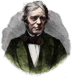 صورة لمايكل فاراداي (1791-1867) ، كيميائي وفيزيائي إنجليزي. بواسطة المدرسة الفرنسية