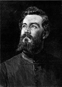 صورة ميشيل ألكسندر دبيزي (آبي دبيز) (1845-1879) ، رجل الكنيسة والرحالة الفرنسي. نقش في "" Le Monde Illustré "" رقم 1194 بتاريخ 14 فبراير 1880. بواسطة المدرسة الفرنسية
