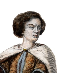صورة بيتر أبيلارد (بيير أبيلارد) (بيير أبيلارد) (1079-1142) ، فيلسوف مدرسي فرنسي ، لاهوتي ومنطق. بواسطة المدرسة الفرنسية