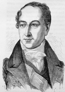 صورة شخصية لبيرونيت (أو بيرونيت) ، سياسي فرنسي (1778-1854) - في "" L'Histoire de France "" لهنري مارتن بواسطة المدرسة الفرنسية