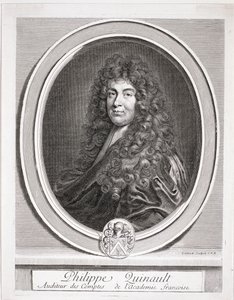 صورة فيليب كوينو (1635-88) بواسطة المدرسة الفرنسية