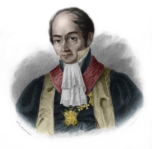 صورة لبيير فرانسوا هرقل (بيير فرانسوا هرقل) ، كونت سيري (1776-1824) ، سياسي فرنسي. في فيلم "FREE OF SPEAKERS" بقلم لويس دي كورمينين تيمون. 1842. مجموعة خاصة. بواسطة المدرسة الفرنسية