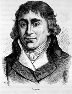صورة بيير كلود فرانسوا دونو ، سياسي ومؤرخ فرنسي (1761-1840) - في "L'Histoire de France" "هنري مارتن بواسطة المدرسة الفرنسية