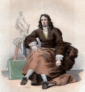 صورة لبيير بوجيه (1620-1694) ، رسام ونحات ومهندس ومهندس فرنسي. بواسطة المدرسة الفرنسية