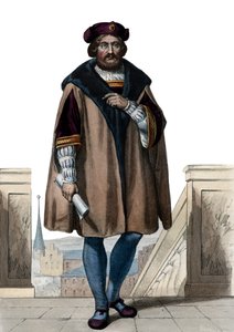 صورة لبيير دي رونسارد (1524-1585) ، الشاعر الفرنسي. بواسطة المدرسة الفرنسية
