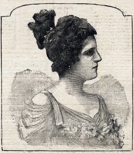 صورة للأميرة كارامان-شيماي (كارامان شيماي) (كلارا وارد - 1873 - 1916) بواسطة المدرسة الفرنسية