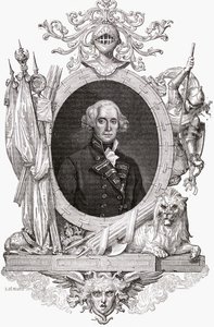 صورة لريتشارد ، إيرل هاو (1726-1999) ضابط بحري إنجليزي بواسطة المدرسة الفرنسية