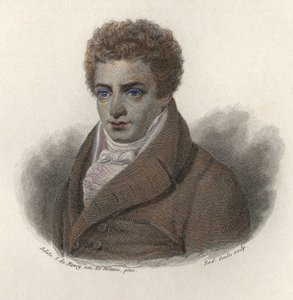 صورة لروبرت فولتون (1765-1815) ، مهندس أمريكي. في "" صور الرجال النافعين "" بواسطة المدرسة الفرنسية
