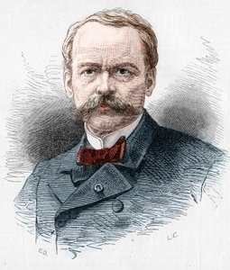 صورة لثيودور باريير (1823-1877) ، كاتب مسرحي فرنسي. نقش في "" Le Monde Illustré "" رقم 1071 بتاريخ 20 أكتوبر 1877. بواسطة المدرسة الفرنسية