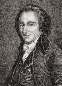 صورة توماس باين (1737-1809) (النقش) بواسطة المدرسة الفرنسية