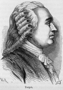 صورة لتورجوت ، بارون دي لولن ، سياسي واقتصادي فرنسي (1727 - 1781) - في "L'Histoire de France" "هنري مارتن بواسطة المدرسة الفرنسية