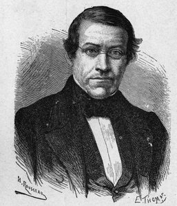 صورة لويتستون (1802 - 1875) ، مخترع في مجال التلغراف - في ألبوم العلوم ؛ علماء لامعون الاكتشافات العظيمة "" "1896. بواسطة المدرسة الفرنسية
