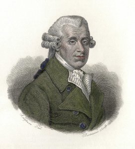 صورة ويليام هاوز (1736-1808) ، طبيب إنجليزي. في "" صور الرجال النافعين "" بواسطة المدرسة الفرنسية