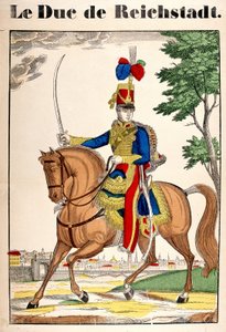 صورة لدوق رايششتات ، نابليون الثاني ، ابن الإمبراطور نابليون الأول (1769-1821). صورة إبينال بواسطة المدرسة الفرنسية