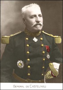 صورة للجنرال الفرنسي نويل إدوارد دي كورييريس دي كاستيلناو (1851-1944). القرن العشرين بطاقة بريدية sd. بواسطة المدرسة الفرنسية
